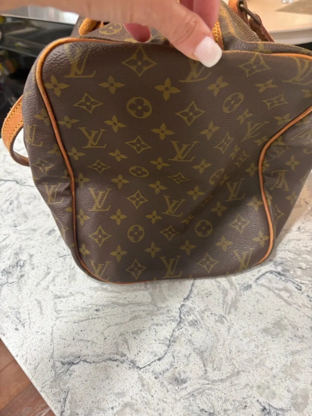 Louis Vuitton project Brown Monogram Canvas Travel KeepAll bag. - Picture 4 of 7